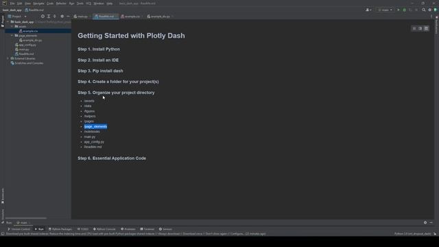 Plotly Dash Fundamentals Part 1: Getting Started смотреть онлайн