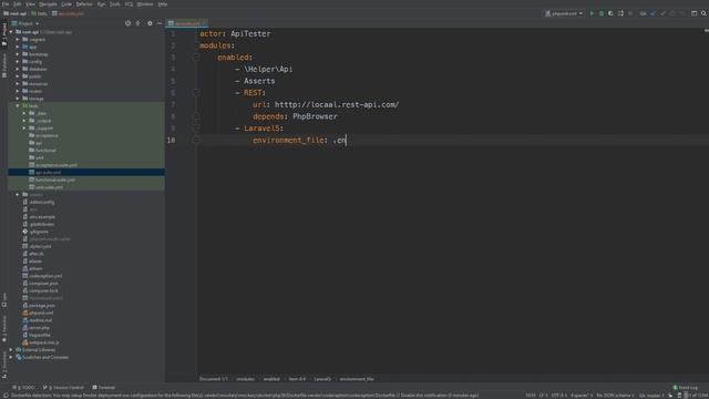 Part 8 - Create Codeception API test suite [How to use TDD to build a REST API in Laravel 6] смотреть онлайн