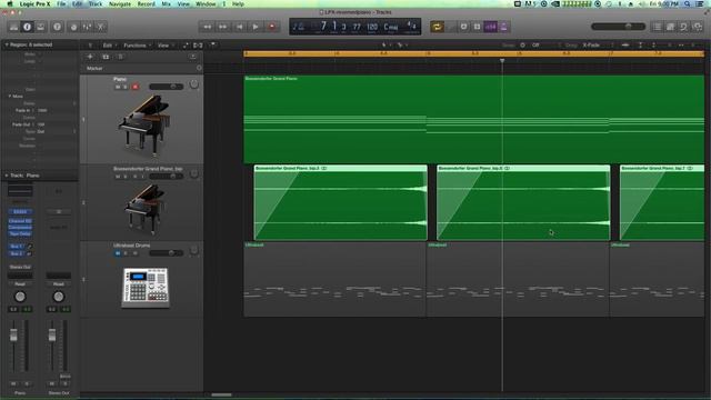 Logic Pro X - Create A Reversed Ambient Piano Effect