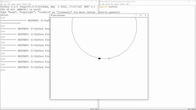 Python Programming 10. The Python Turtle Part 2 смотреть онлайн