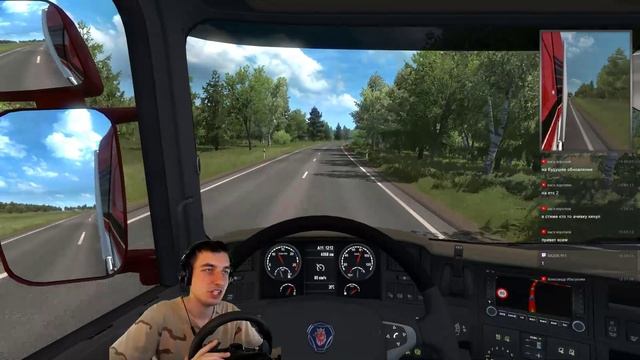 Euro Truck Simulator 2 Multiplayer + РУЛЬ [1.34] • JP.VIS&ZN. • смотреть онлайн