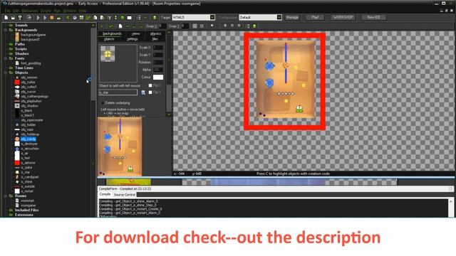 Cut the Rope Game Tutorial | Game Maker Studio | Rope Physics | Game Codes in Description смотреть онлайн