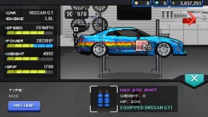 ?ТОП НАСТРОЙКИ НА НИССАН ГТР В Pixel car racing??