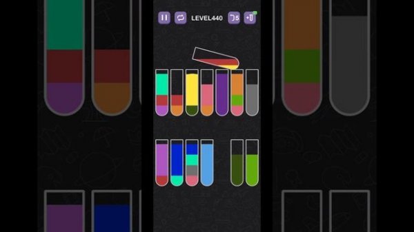 Water sort puzzle Level 440