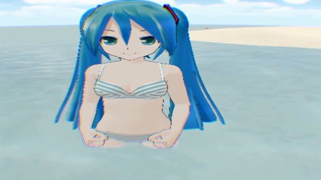 MIKU BEACH DATE SIMULATOR - An Oculus Rift Anime Girl Sim смотреть онлайн