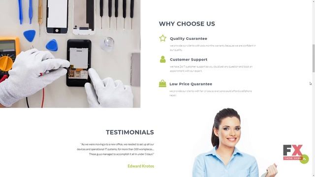 iRepair - Electronics Repair WordPress Theme TMT Cnut Ray смотреть онлайн