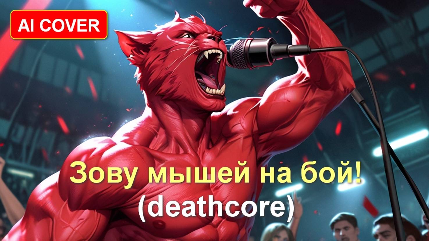 Месть кота Леопольда - Зову мышей на бой (deathcore, drum and bass, electronic, sinth) AI cover смотреть онлайн