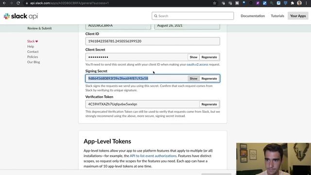Build your first Slack app using a manifest file смотреть онлайн