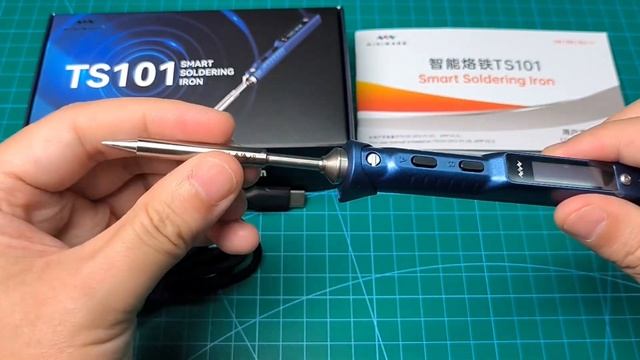 MINIWARE Smart Soldering Iron TS101 (Blue) Open Box & Test смотреть онлайн