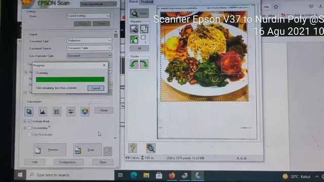 Scanner Epson Perfection V37 platbed Hasil mantap смотреть онлайн