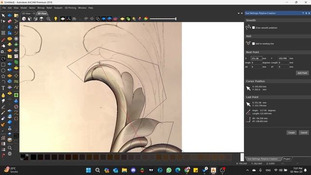 How to Create a Taj Center | ArtCAM 2018 | CNC Wood Router Design | 3D Modeling смотреть онлайн