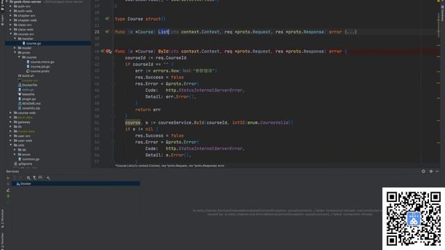 【2020 GO语言高级教程】Go-Micro微服务架构源码分析02（ Micro + MySql + Redis + MQ + Docker Compose） смотреть онлайн
