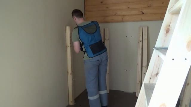 Деревянная лестница своими руками. Часть 1: каркас межэтажной площадки. смотреть онлайн