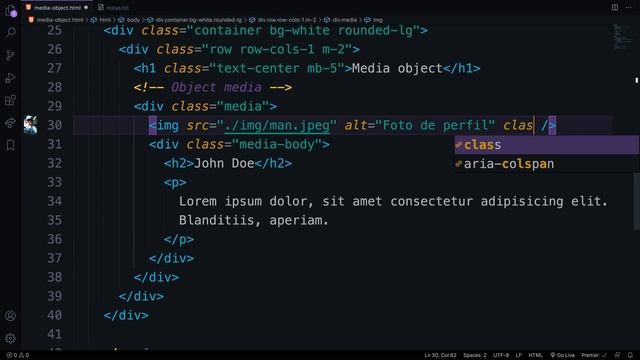 Curso Bootstrap - Componentes, media object parte #1 смотреть онлайн