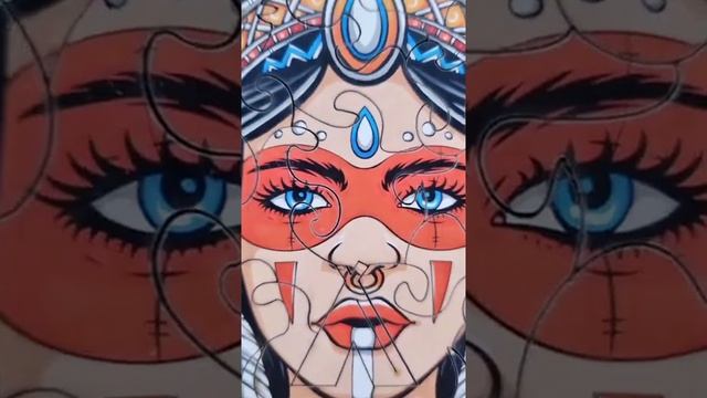 Деревянный пазл "индеец 2" смотреть онлайн