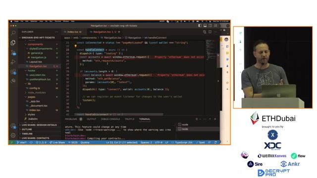 Build your first DAPP with React, Solidity and MetaMask [workshop] by Eric Bishard (@httpJunkie) смотреть онлайн