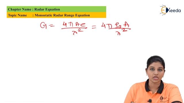 Monostatic Radar Range Equation - Radar Equation - Radar Engineering