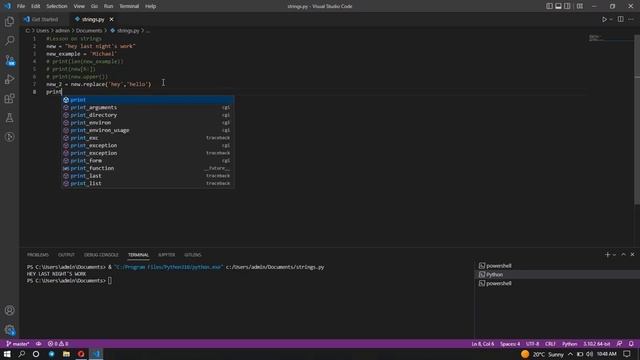 How to use Python strings: Essential string methods: Python Tutorials for beginners #pythonproject смотреть онлайн