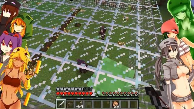 Minecraft GIRLS vs STEVE! Cage Fight! смотреть онлайн