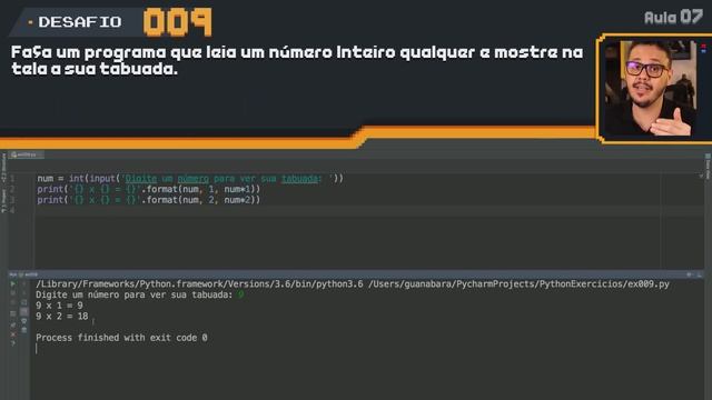 Exercício Python #009 - Tabuada смотреть онлайн
