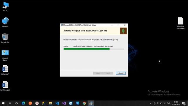 How to install MongoDB Community Server 5 0 version in windows10 смотреть онлайн