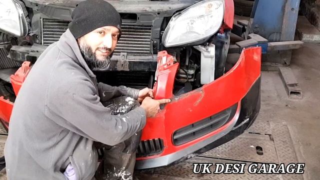 Car Body Repair | Skoda Fabia | Cracked Bumper | BY UK Desi Garage | 2020