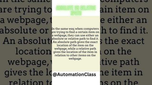 absolute vs relative xpath смотреть онлайн