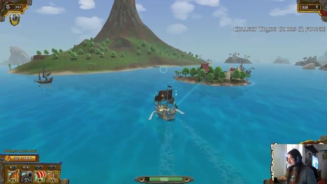Unearned Bounty | Free for all pirate moba. 1v1v1v1 fight. смотреть онлайн