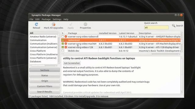 Install ATI Drivers - Ubuntu 10.10 & 12.04 смотреть онлайн