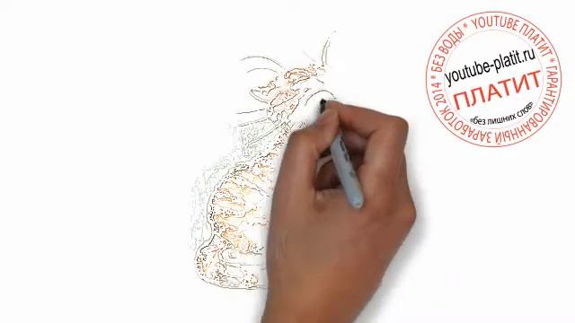 Нарисованные карандашом кошки Как нарисовать обиженного полосатого кота карандашом за 22 секунды смотреть онлайн