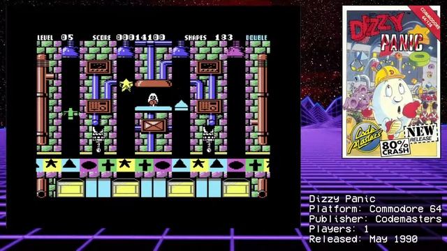 Dizzy Panic - Commodore 64 - Quick Play смотреть онлайн