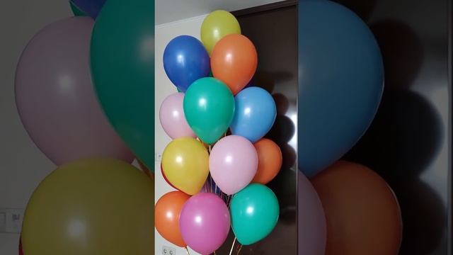 Фонтан из 20 шаров с гелием смотреть онлайн