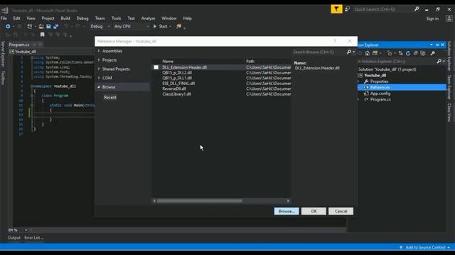 C# - Creating and Using DLL in C# | DLL Class Library (Factorial of a number) смотреть онлайн