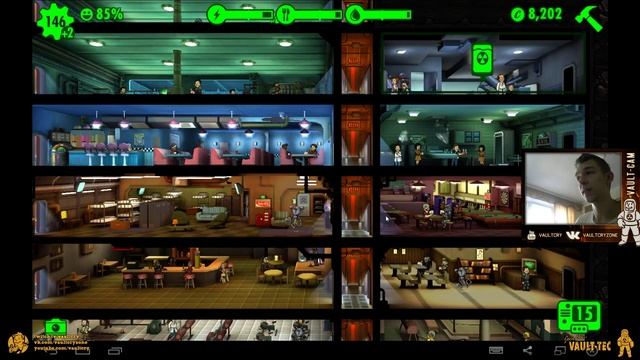 Fallout Shelter: Лучшее убежище (88%) LiveStream #02 / Часть 1 смотреть онлайн