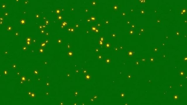 Green Screen Star Neon Effect Background Template HD