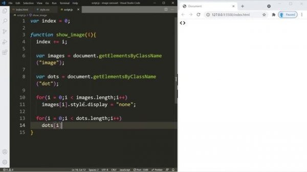 #6 of 25 Beginner Projects -  HTML, CSS, & JavaScript - Image Carousel ( Responsive Design )