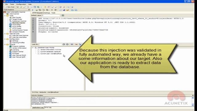 Data mining with Acunetix Blind SQL Injection Tool смотреть онлайн