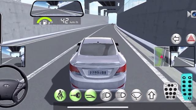 3D Driving Lesson- Grey Hyundai Accent Ring Road Playgame- Android Ios смотреть онлайн