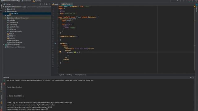 react native states, props, components смотреть онлайн