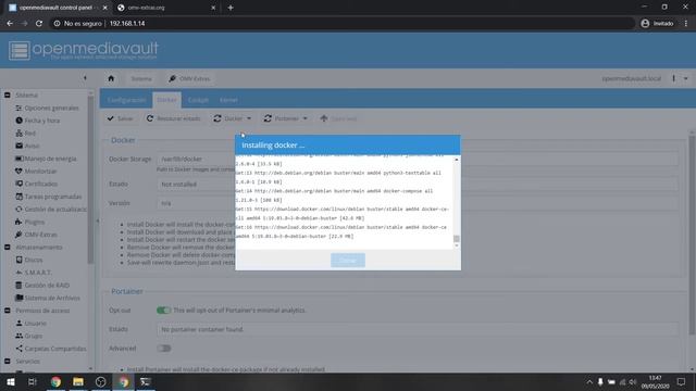 Instalación OMV Extras en Openmediavault 5 смотреть онлайн