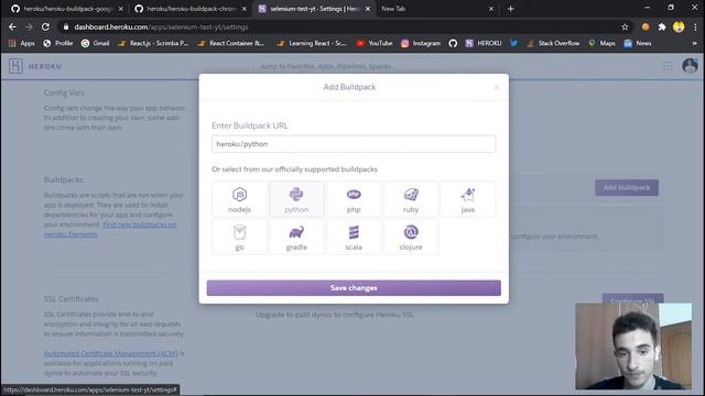How to deploy python selenium script on Heroku смотреть онлайн
