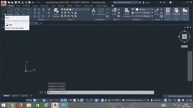 AUTOCAD 2020 : Dynamic input trick #DYNMODE# смотреть онлайн