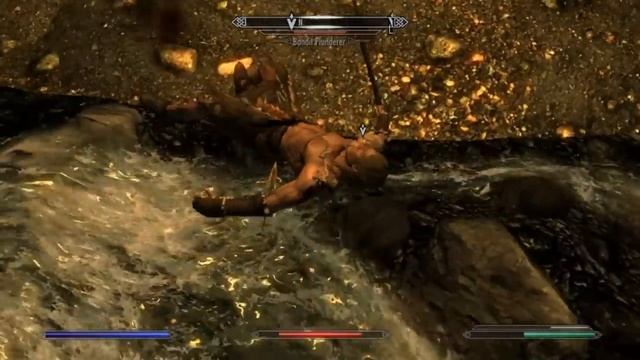 Skyrim on my AMD HD 6950,catalyst driver 12.1a preview смотреть онлайн