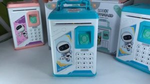 Обзор детского сейфа. Сейф копилка детские сбережения под надёжным замком.