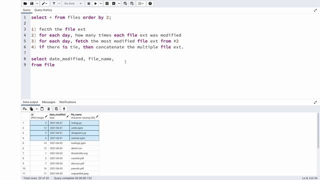Solving a Complex SQL Interview Problem | Find the Most Modified File Extension смотреть онлайн