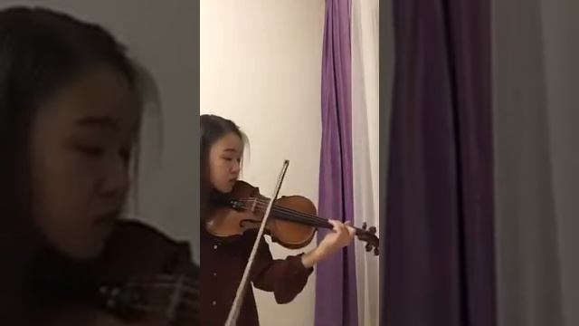 Казкенова Дарига. И.С. Бах. Партита 2, Аллеманда и Куранта.