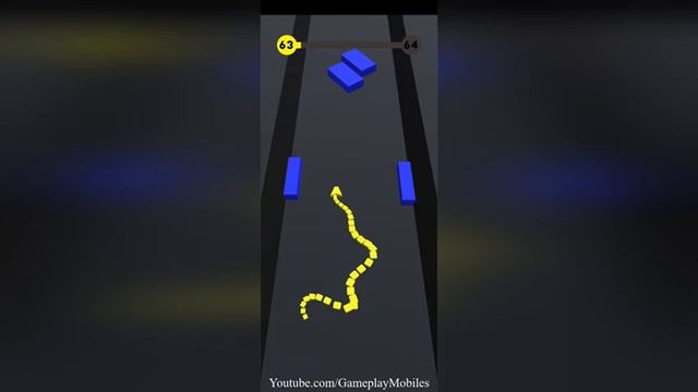 Color Snake 3D - Gameplay Walkthrough - Levels 61-80 смотреть онлайн