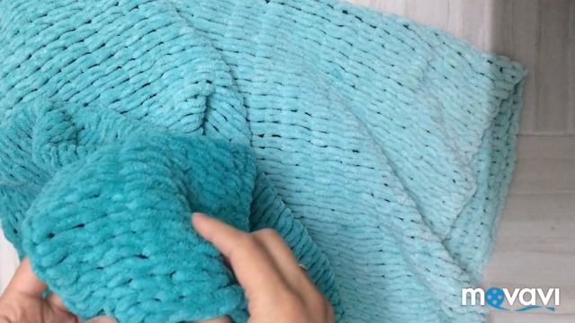 Плюшевый плед своими руками из Puffy Fine Ombre Batik. Обзор пряжи Пуффи Файн Обмре Батик. смотреть онлайн