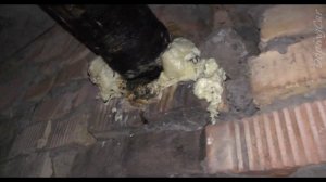 Как заделать течь в чугунной канализационной трубе в стене