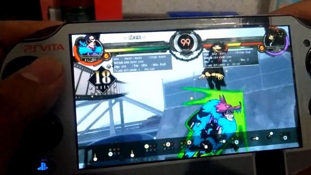 Skullgirls 2nd Encore | PsVita | Beowulf combo corner to corner смотреть онлайн